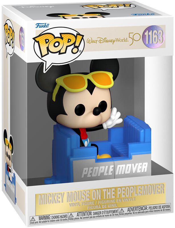Walt Disney World 50th - People Mover Mickey Vinyl Figuur 1163