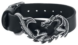 Maelstrom Leather Wristrap, Alchemy Gothic, Lederen armband