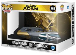 Hawkman in cruiser (Pop! Ride Super Deluxe) vinyl figuur 286, Black Adam, Funko Pop!