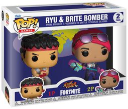 Ryu & Brite Bomber - Set van 2 figuurtjes, Fortnite, Funko Pop!
