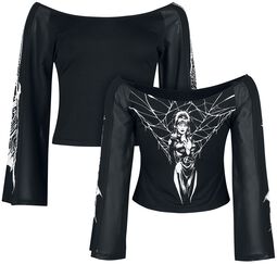Gothicana X Elvira longsleeve, Gothicana by EMP, Shirt met lange mouwen