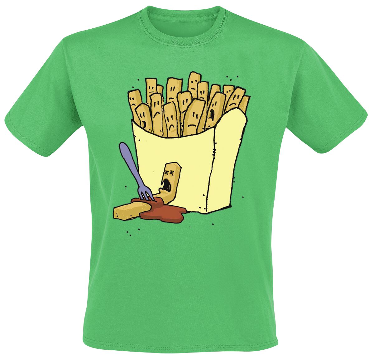 Eigendom Maladroit ambulance Chips | Food T-shirt | Large