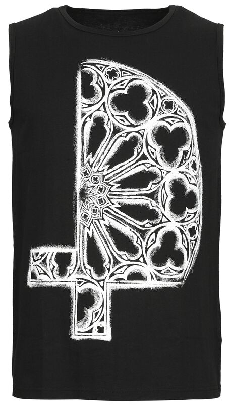 Tanktop with Gothic Cross print