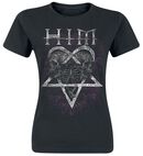 Skull Heartagram, HIM, T-shirt