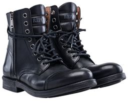 Black Boots, Replay Footwear, Laars