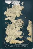 Map, Game of Thrones, Poster