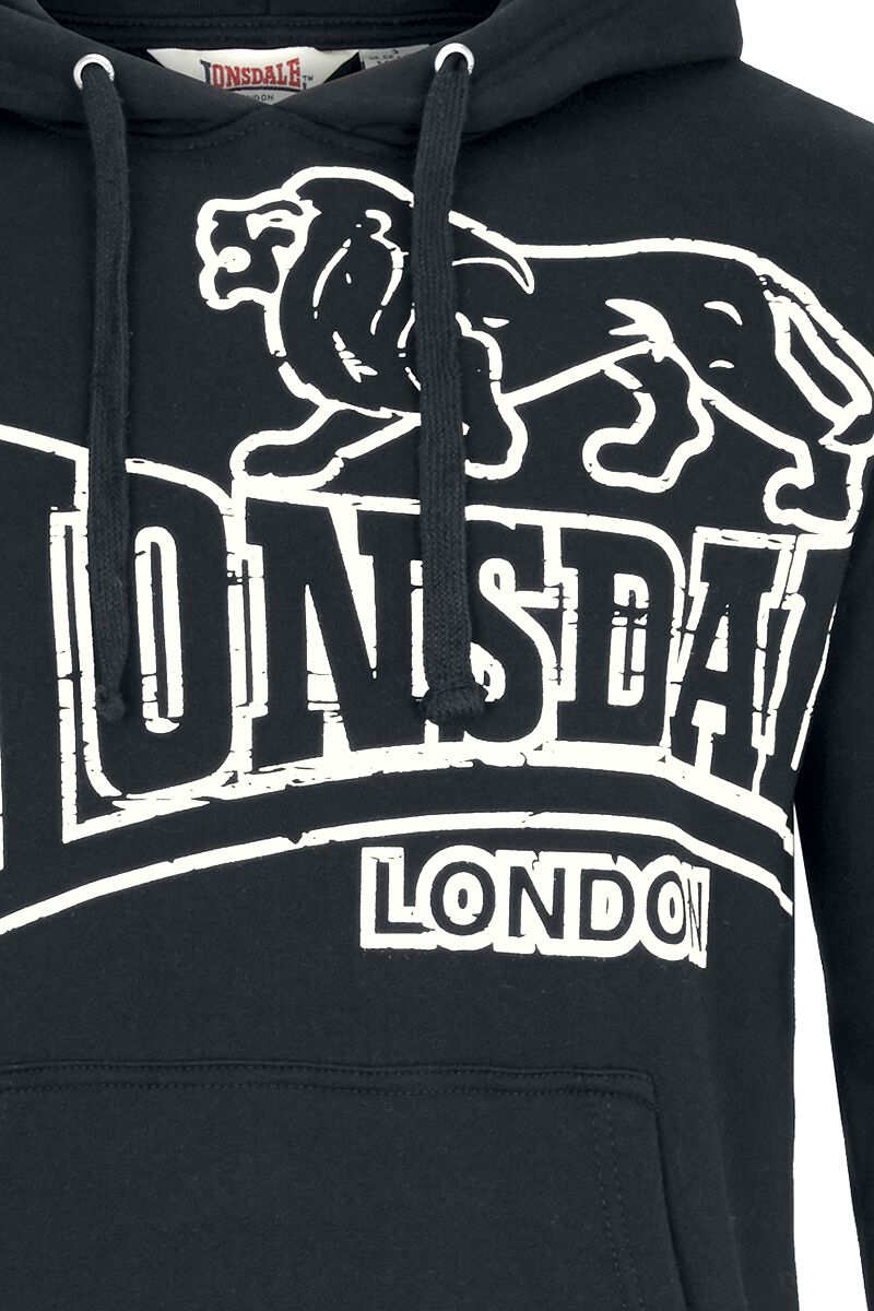 Lonsdale BEETHAM - Hoodie - black/zwart