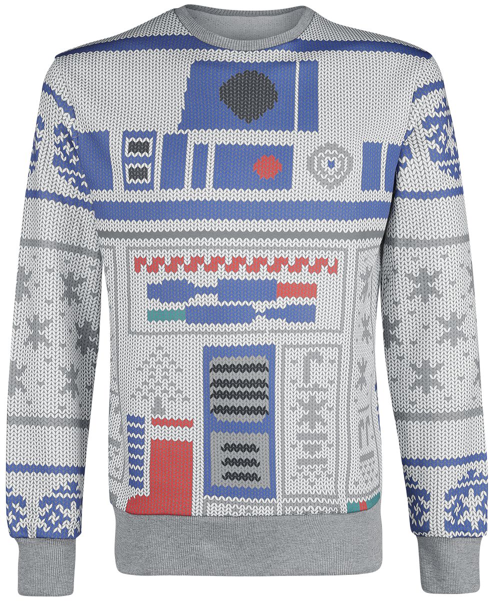 maag Dierentuin s nachts Isoleren Christmas Sweater - R2D2 | Star Wars kersttrui | Large