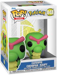 Caterpie - Chenipan - Raupy vinyl figuur nr. 848, Pokémon, Funko Pop!