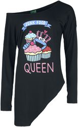 Junk Food Queen, Sesame Street, Shirt met lange mouwen