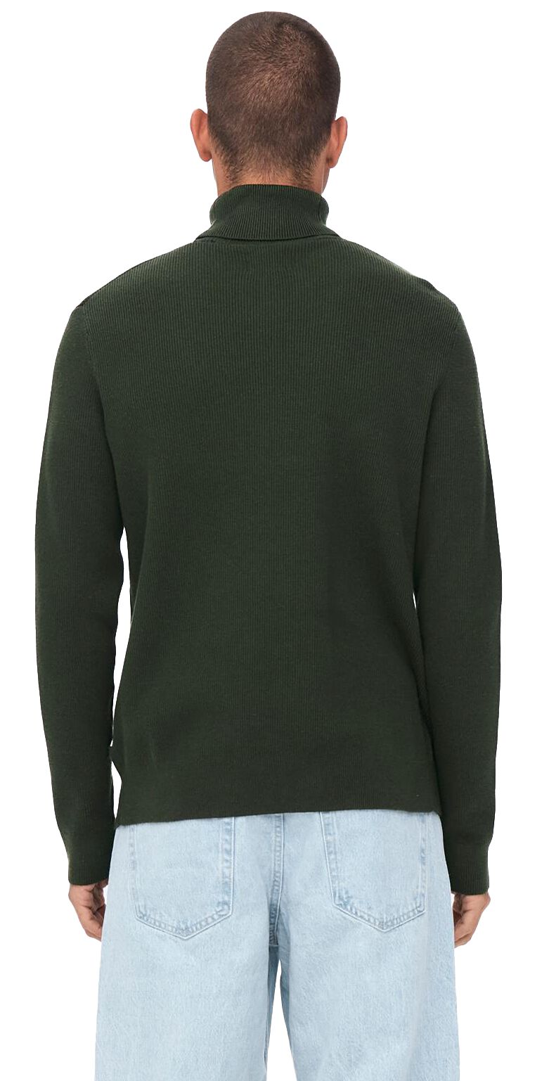 ONLY & SONS Heren Casual Coltrui Trui Ribbellongmouw