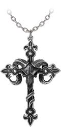 Cross of Baphomet, Alchemy Gothic, Halsketting