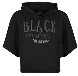 Wednesday - Black Is My Happy Colour, Wednesday, Trui met capuchon