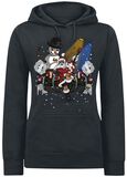 Fun Shirt EMP - Santa Rocks - Heavy Christmas, Large, Trui met capuchon