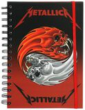 Yin Yang Skulls, Metallica, Notebook