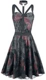 Dark Rose Dress, Chemical Black, Medium-lengte jurk