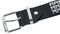 Black Three-Row Studded Belt