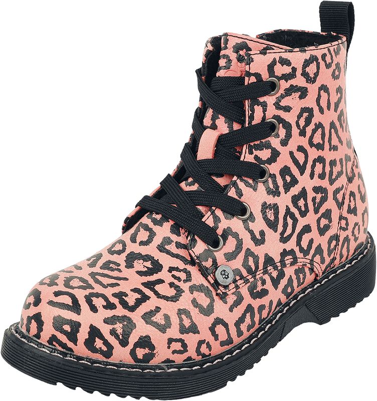 Kid's boots met luipaard print