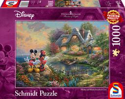 Thomas Kinkade Studios - Sweethearts Mickey & Minnie, Mickey Mouse, Puzzel