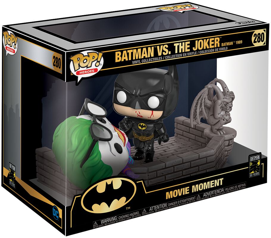 80th - Batman (1989) Batman vs. The Joker (Pop! Heroes) vinyl figuur 280
