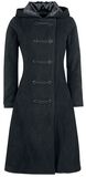 Dark Fleece Coat, Gothicana by EMP, Winterjas