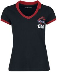 T-shirt met retro EMP logo, EMP Stage Collection, T-shirt