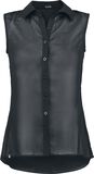 Light Sleeveless Shirt, Black Premium by EMP, Blouse