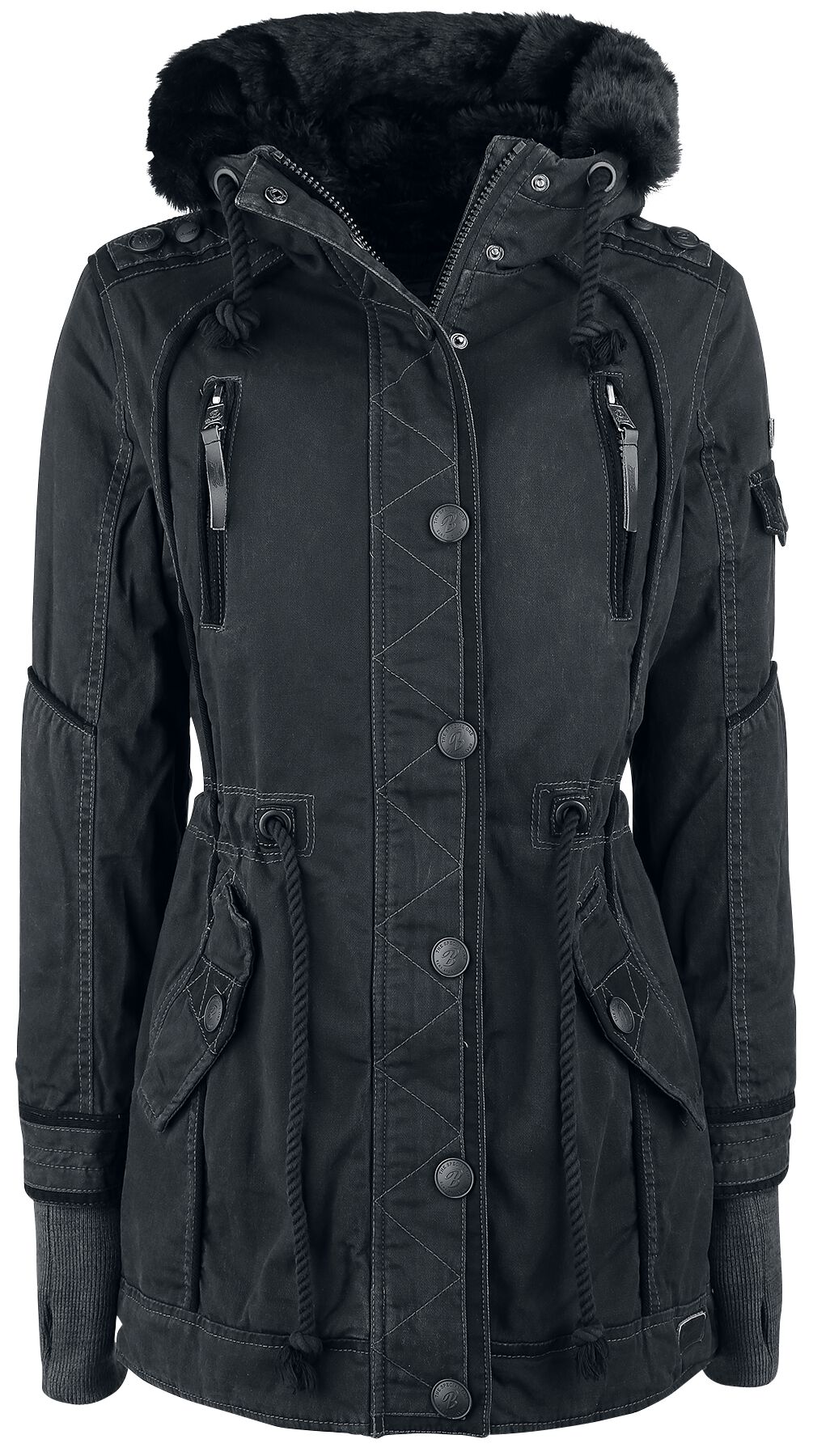 Brandit Marsh Lake Parka voor dames, camel, S