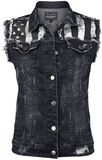 Jeans Waistcoat, Rock Rebel by EMP, Vest