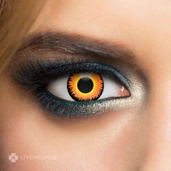 Chromaview Orange Werewolf Monthly Disposable Contact Lenses, Chromaview, Fashion contactlens