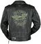 Dark Grey Biker-Style Leather Jacket