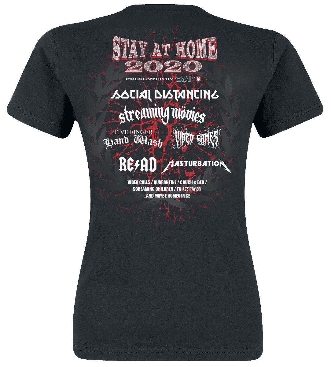 Stay At Home Festival 2020 T Shirt Large