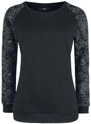 Skull & Roses, Black Premium by EMP, Sweatshirts
