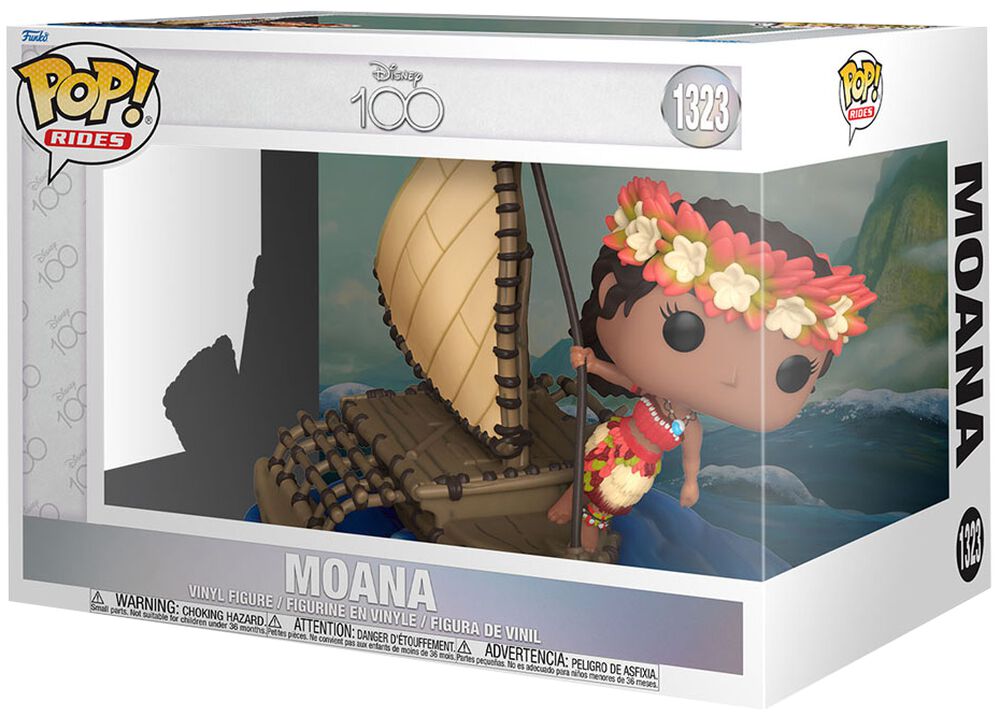 Disney 100 - Moana (POP! Rides Super Deluxe) vinyl figuur 1323