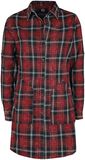 Long checked shirt, RED by EMP, Longsleeve