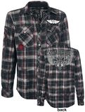 Checkered Application Shirt, Rock Rebel by EMP, Flanellen overhemd