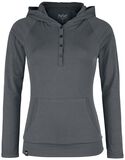 Hooded Shirt, Black Premium by EMP, Sweatshirts
