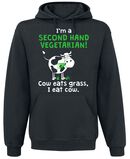 Fun Shirt Second Hand Vegetarian!, Fun Shirt, Trui met capuchon