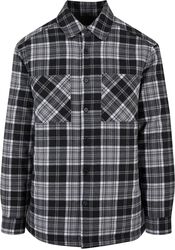 Padded Checked Shirt Jacket, Urban Classics, Tussenseizoensjas