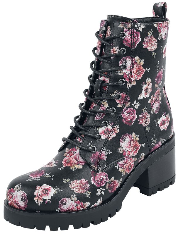Boots met rozen print
