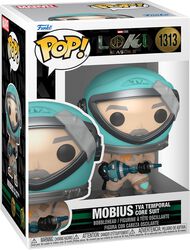Season 2 - Mobius TVA temporal core suit vinyl figuur nr. 1313, Loki, Funko Pop!