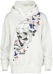 Hoodie with Graphic Print, Full Volume by EMP, Trui met capuchon